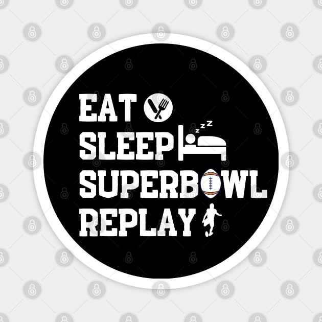 Superbowl Magnet by NomiCrafts